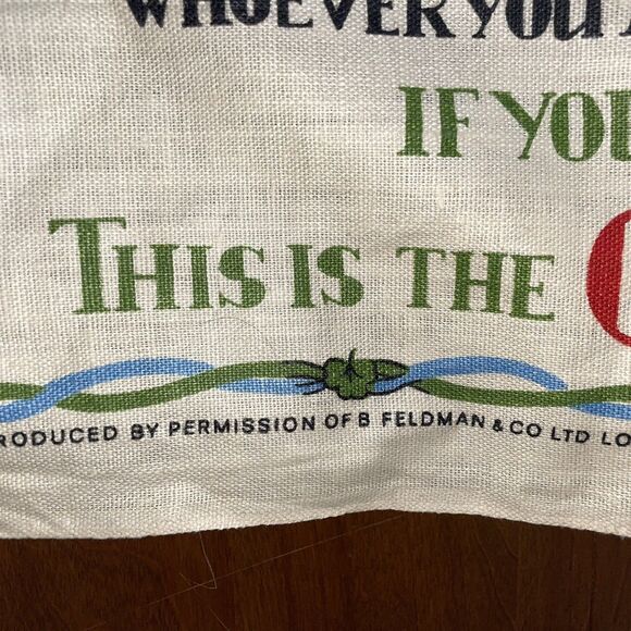 Irish Linen Wall Art Tapestry Cloth Made in Ireland 29x20” - Picture 5 of 6